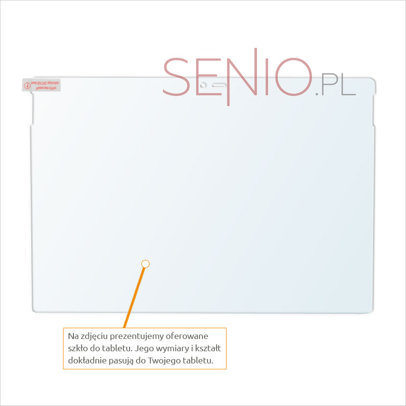 Dedykowane szkło hartowane (glass) na tablet Microsoft Surface Pro 3